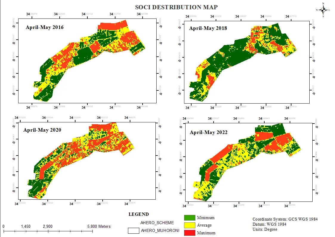 SOCI distribution map