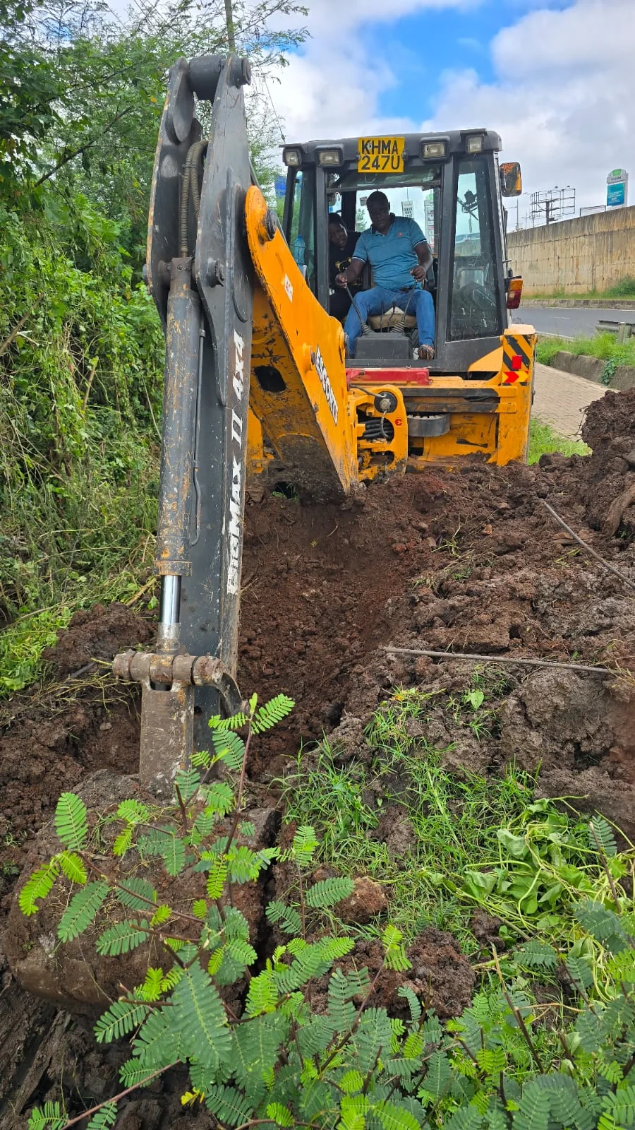 Excavation and setting out
